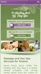 Mobile Screenshot of healingartsdayspa.com